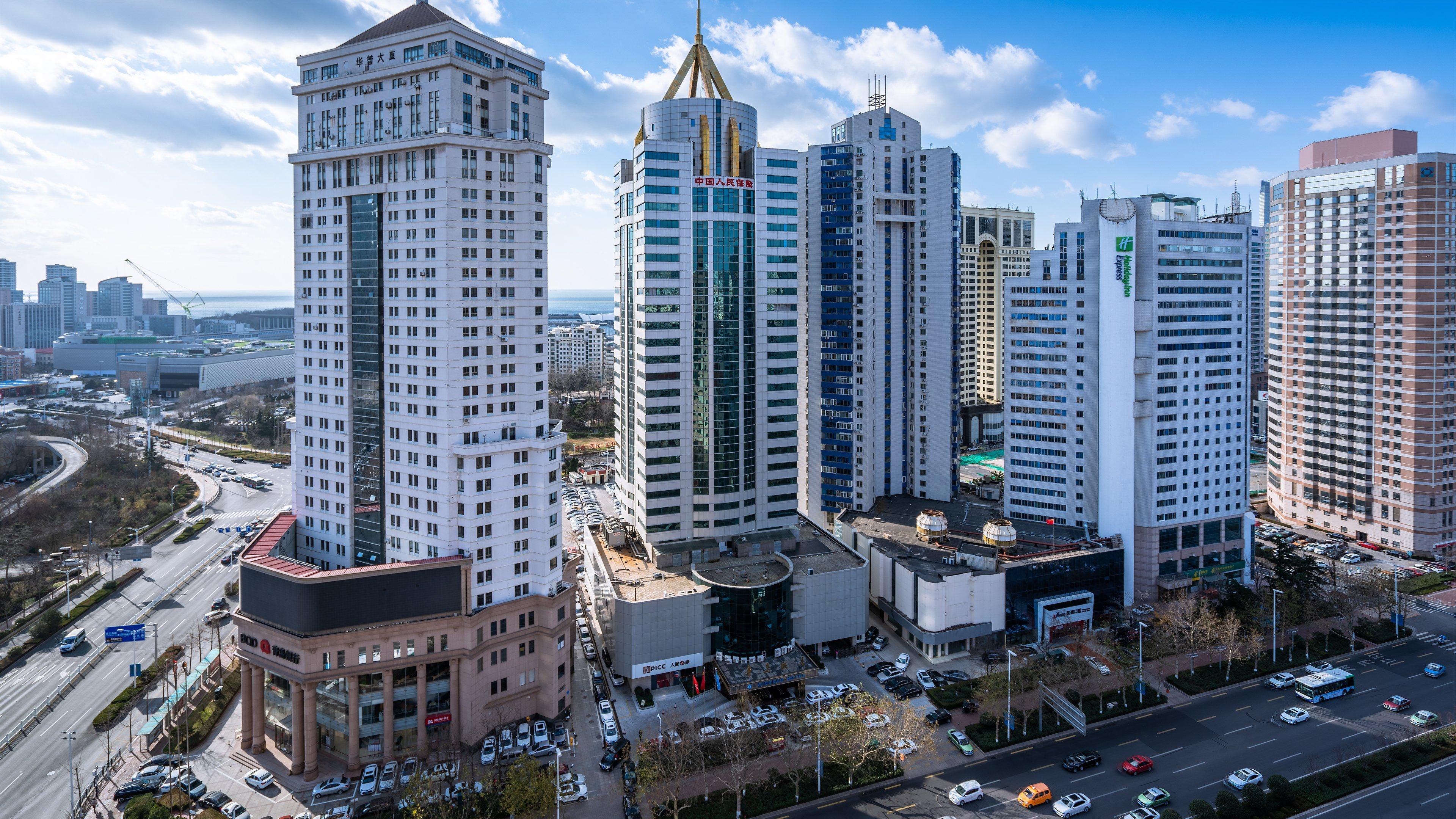 Holiday Inn Express Qingdao City Center, An Ihg Hotel Exterior foto